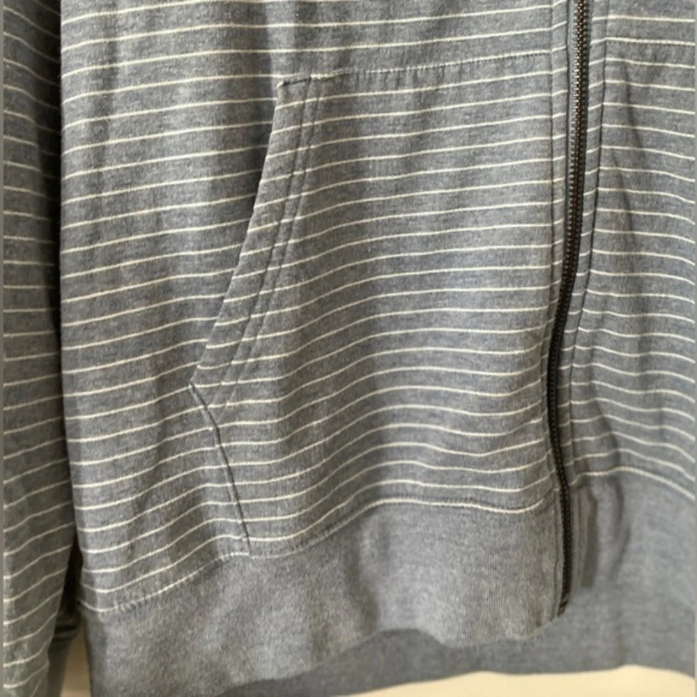 Banana Republic Striped‎ Blue full Zip Sweatshirt